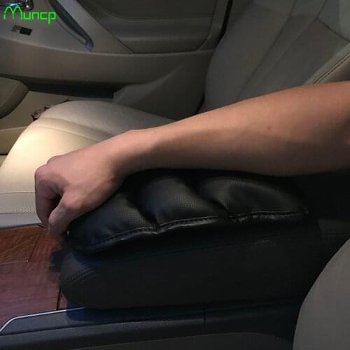 Muncp Car Armrest Soft Leather Central Console Box Pad Cover Cushion For Porsche Cayenne Macan Macan S Panamera Cayman Carrera