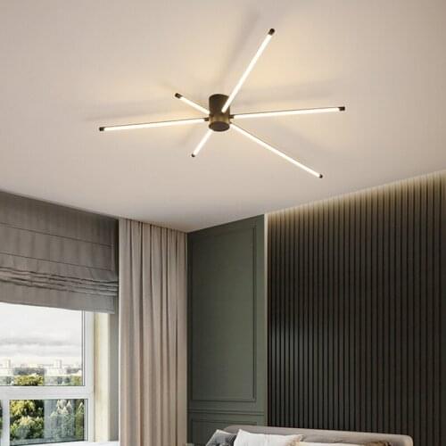 UMEILUCE Modern Led 4/6 Lights Ceiling Chandelier for Dining Living Room Bedroom Home Decor Wall Lamp