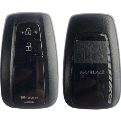 2 Button Smart Key Remote Control for Toyota RAV4 433Mhz P4 91 00 AA AA FCC ID 14FDM-02 231451-0410