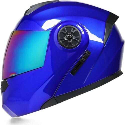 New Flip Up Racing Helmet Double Lens Motorcycle Helmet Full Face Safe Racing Riding Helmets Moto Casco Capacete Casque