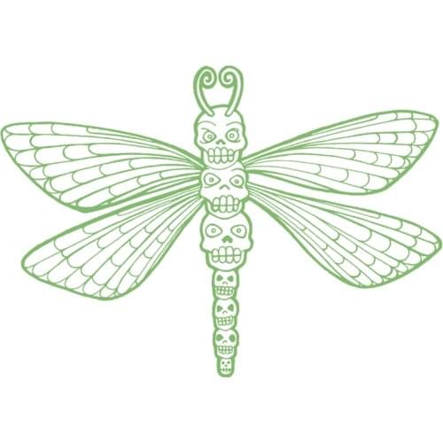 Skull Logo Luminous Patch Animal Iron Ons Patches for Clothing Thermal Transfer Fluorescence Stickers for Clothes Free Shipping