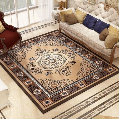 Turkey Vintage Persian Carpet Living Room American Style Bedroom Carpets Bedside Retro Polypropylene Carpets Thick Rugs Floor