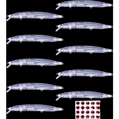 13cm 15g 20pcs blank nude baits crank pencil Minnow bait Unpainted Lure Bodies Fishing bait