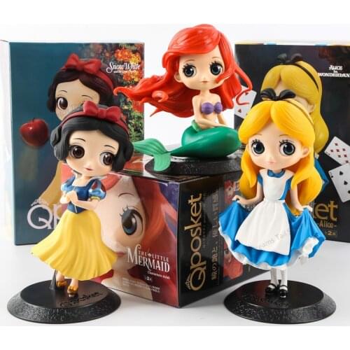 15cm Disney Princess Hand-made Boxed Christmas Gift Snow White Frozen Ornaments For Childrens Birthday Gift