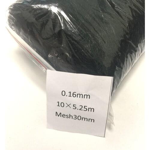 5.25x10m 30x30mm 7 pockets 1 piece Monofilament 0.16mm Orchard Bird Bat Capture Catching Mist Net Free Shipping