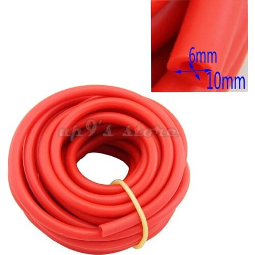 6x10mm One Meter Natural Rubber Tourniquet For First Aid Band Latex Tube Exercise Pilates Pull Rope Latex Tubes Elastic