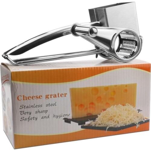304 Stainless Steel Household Kitchen Cheese Grater Hand Rotation Creative Cheese Grater