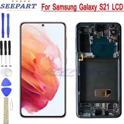 For Samsung Galaxy S21 Lcd Display With Touch Screen Digitizer For Samsung Galaxy S21 Lcd