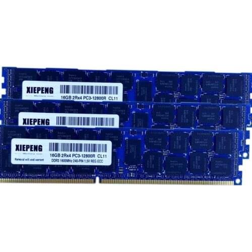 For X58 X79 motherboard Server RAM 16GB DDR3 1333MHz 1600 ECC REG 16GB 2Rx4 PC3-12800R 14900 Register RDIMM memory for server