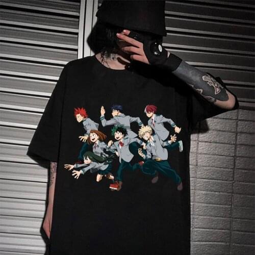 My Hero Academia Anime T Shirt Women Summer Top Tshirt Boku No Hero Academia Kawaii Graphic Tees Oversized T Shirt Female
