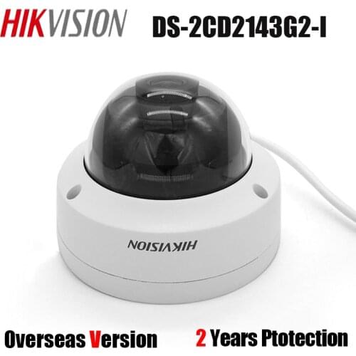 HIkvision Original DS-2CD2143G0-I 4MP Dome Network Camera POE H.265 IR 30m IP67 SD Card Slot Replace DS-2CD2142FWD-I IP Camera