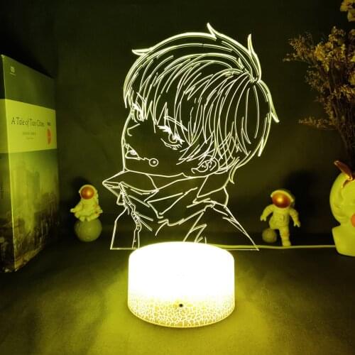 Inumaki Toge 3D Anime Light Kwaii Room Decor Night Lamp Manga Fans Cool Gift Friends Kid Child Bedroom Nightlight Jujutsu Kaisen