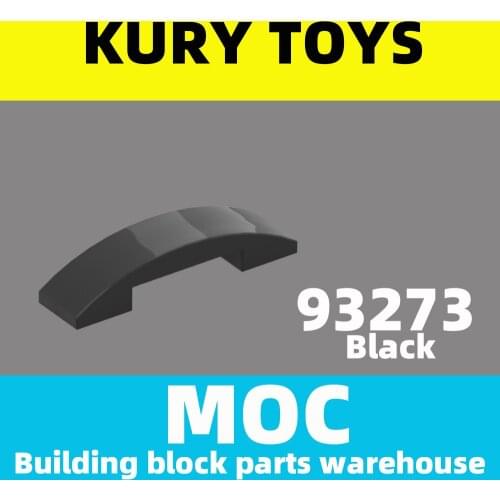 Kury Toys DIY MOC For 93273 100pcs Building block parts For Slope, Curved 4 x 1 Double