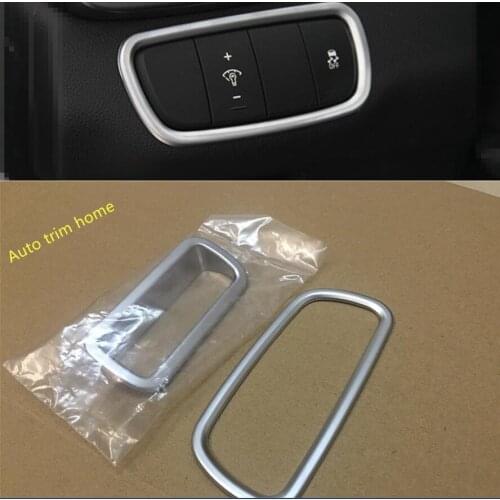 Lapetus ABS Pearl Chrome Headlights Lamps / Fuel Tank / Rear Trunk Switch Button Cover Trim 2 Pcs For KIA Sorento 2015 - 2019