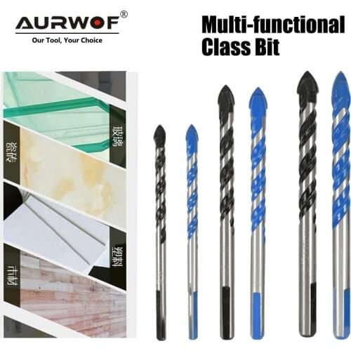 LAVIE 6mm 8mm 10mm Triangle Ceramic Drill Bit Multi-functional Concrete Drilling Glass For Tile Glass Marble Pawer Tool DB02057