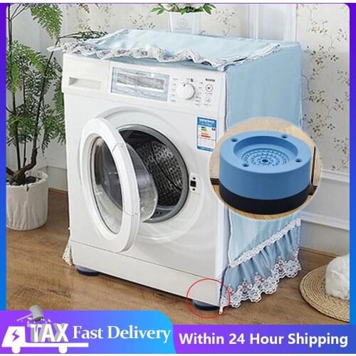 4 Pcs Washing Machine Anti Shock Pad Refrigerator Large Appliances Furniture Mute Rubber Mat Anti Vibration Pads Protect Floor