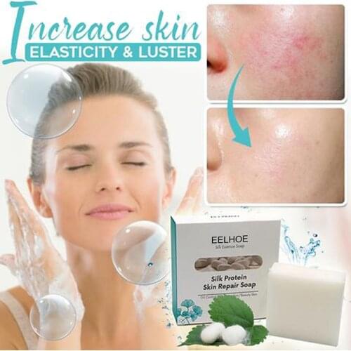 Silk Protein Soap Dark Black Skin Lightening Soap Hand Made Soap Glutathione Whitening Soap Skin Bleaching Soap Brighten Face