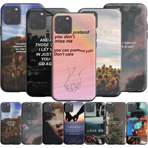 Songs Lyrics Aesthetic Silicone Case for Realme Narzo 30A GT NEO C3 C25 C21 C20 C17 C15 C12 C11 8 7 7i 6 6i Pro