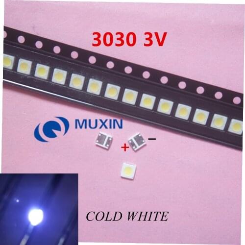 LED Backlight 1W 3030 3V Cool white 80-90LM TV Application new Lxtar 1000PCS