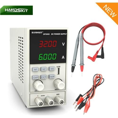USB DC Power Supply 32V 6A Laboratory Adjustable Switching Regulator 110V 220V Universal Voltage Stabilizer Bench Source