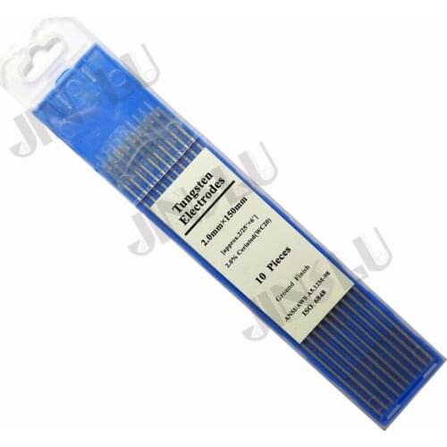 2% Ceriated WC20 Tig Tungsten Electrode Grey Head 2.0*150mm 2/25" 10PCS