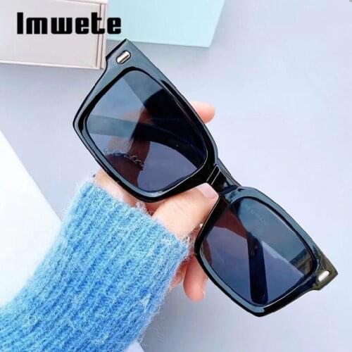 Imwete Womens Sunglasses Rectangle Sun Glasses Ladies Small Square Mens Eyeglasses Luxury Brand Design Sunglass Vintage Eyewear