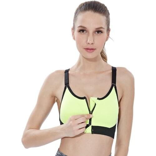 Front zip Women Sport Bra Comfortable Running Sports Bra for Women Gym Breathable Ladies Fitness Bra Sexy Beautiful Sport Bras