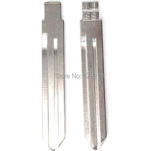 10pcs/lot Metal Blank Uncut Flip KD Remote Key Blade Type #88 for New JAC Refine NO.88 blade