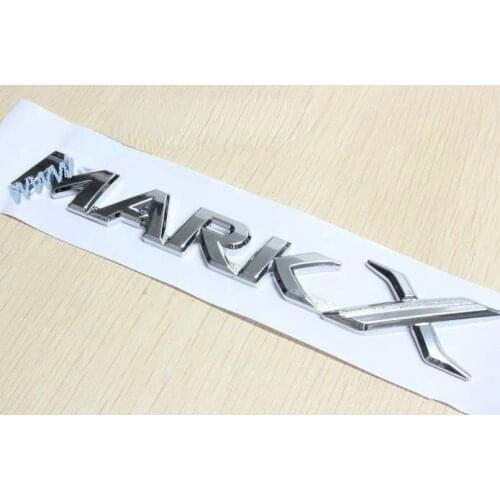 1X Silver REIZ MARK X MARKX Car Badge Sticker Chrome Emblem Badges Emblems High quality car body stick Car Styling