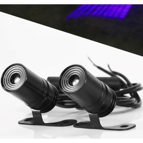 2Pcs Motorcycle Angel Wings LED Projection Light Universal Modification Parts BrakingTurn Lights Signal Lamp Driving Safety