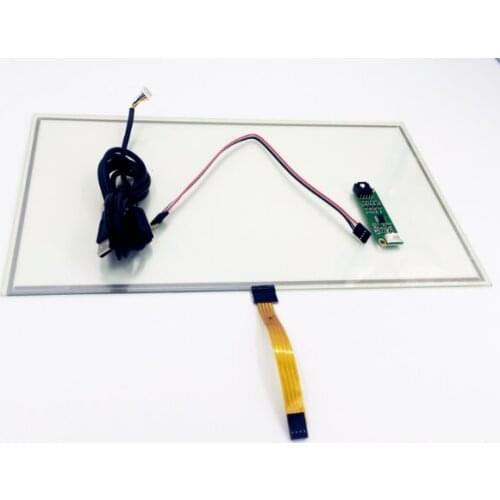 359*209 MM New 15.6 inch touch screen 4 line 16:9 widescreen touch screen with USB drive accessories