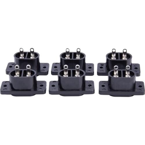 6 x AC 250V 2.5A IEC320 C7 Socket Solder Cup Pins Power Connector Promotion
