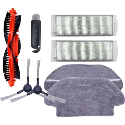 Side Brush Hepa Filter Roll Brush Mop Pad Cloth for Xiaomi Mijia STYJ02YM Vacuum Cleaner Parts accessories