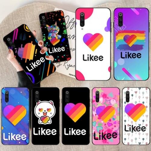 Likee app logo cat bear love heart Phone Case for Xiaomi Mi Note 10 Lite Mi 9T Pro xiaomi 10 10 CC9 Pro 9SE