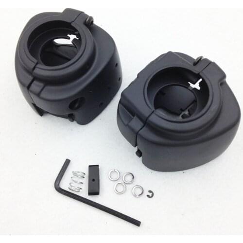 Black Switch Housing Cover for Harley Davidson Sportster Dyna Softail V-Rod 2002-2010 Aftermarket Free Shipping Motor Parts