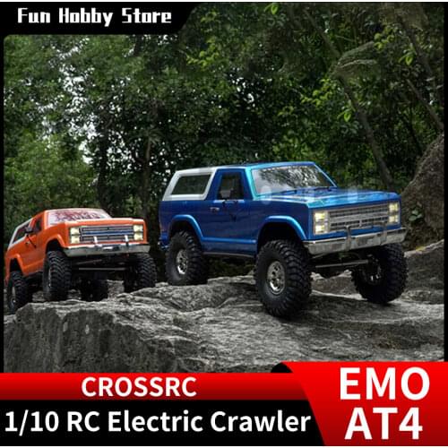 CROSSRC EMO AT4 1/10 Professional RC Crawler Car Remote Control Model Off-road Climbing Vehicle Two-Speed Shift 2.4GHz