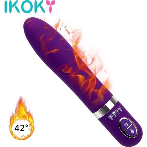 Heated Dildo Vibrator for Woman Anal Plug Clitoris Stimulator Erotic Massage Magic Wand Sex Toys Adult Sex Machine Female Sextoy