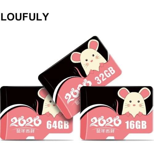 Mouse Memory Card 64GB 32GB 256GB 512GB 8GB 16GB 128GB Mobile Phone For Micro SD Card 256GB TF 512GB Mouse year commemoration