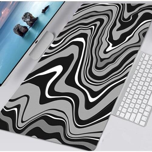 Mousepad 30x60 Marble Art Liquid Strata Gaming Accessories Non-slip Mouse Pad Mausepad Free Shipping 90X30 Keyboard Mat Deskmat