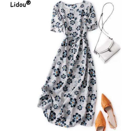 LIDOU Summer Dresses With Print