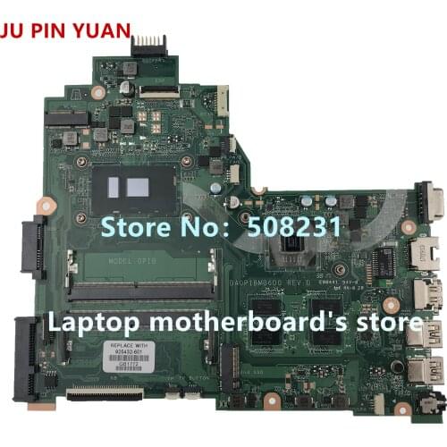 JU PIN YUAN For HP 240 G6 Laptop 14-bs Laptop motherboard 925432-601 925432-001 DA0P1BMB6D0 with 520 2GB i3-6006U fully Tested
