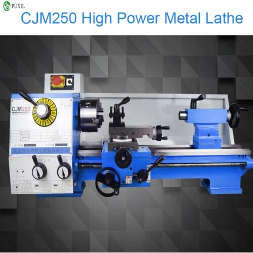 CJM250 Metal Lathe Machine/Stainless steel processing lathe machine/ 750W Lathe Machine