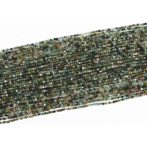 Natural indian carnelian stone onyx agat 2mm 3mm charms stone round loose beads fashion diy Jewelry 15" B428