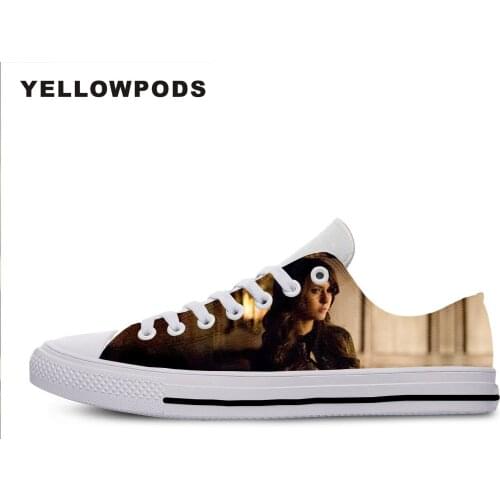 New Canvas Men Casual Shoes Fashion High Quality Handiness Shoes For Women The Vampire Diaries Nina Dobrev Off White Shoes Man
