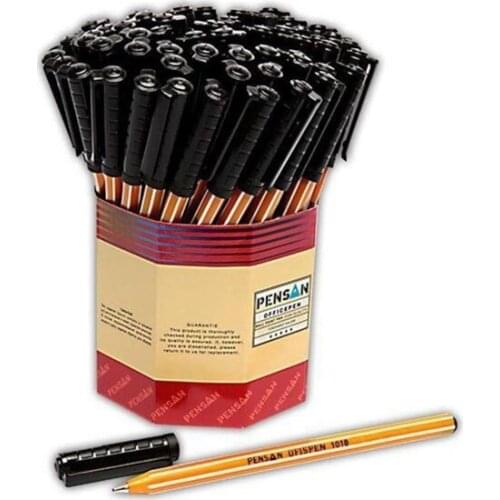 Original PENSAN BALLPOINT OFİSPEN 1010 BLACK 60LI