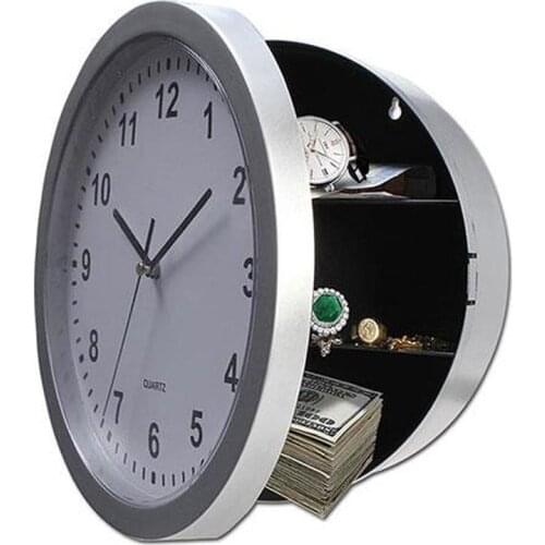 Original Clock Safe Jewelry Storage Box Clock Multifunctional Clock Storage Box Safe Wall Clock Home Decoration Wall Clock