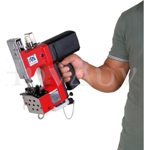 Baler portable small electric GK9-350 automatic refueling handheld woven bag sewing machine 190W