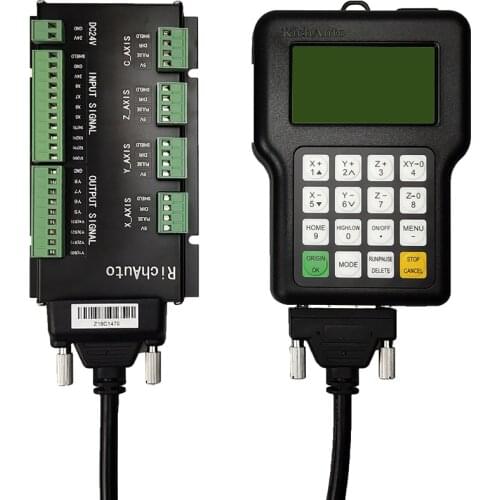 RichAuto-DSP A11 CNC A11S A11E Motion Controller, 3 Axis Remote Control for CNC Engraving and Cutting, English Version