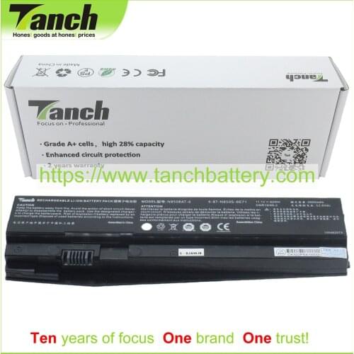 Tanch Laptop Battery for CLEVO N850BAT-6 6-87-N850S-6E7 6-87-N850S-6U7 6-87-N850S-4C41 1 ST-PLUS Z7M-KP7GZ 11.1V 6cell