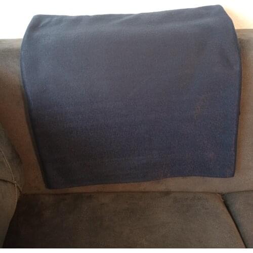 Navy blue Fleece Thin Blanket Seasonal Pique camping cover tent cover